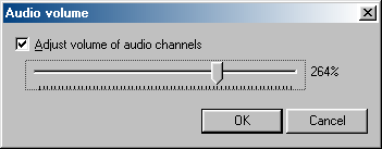 VirtualDub's Audio Compression Menu