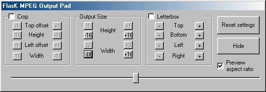 FlasKMPEG Output Pad